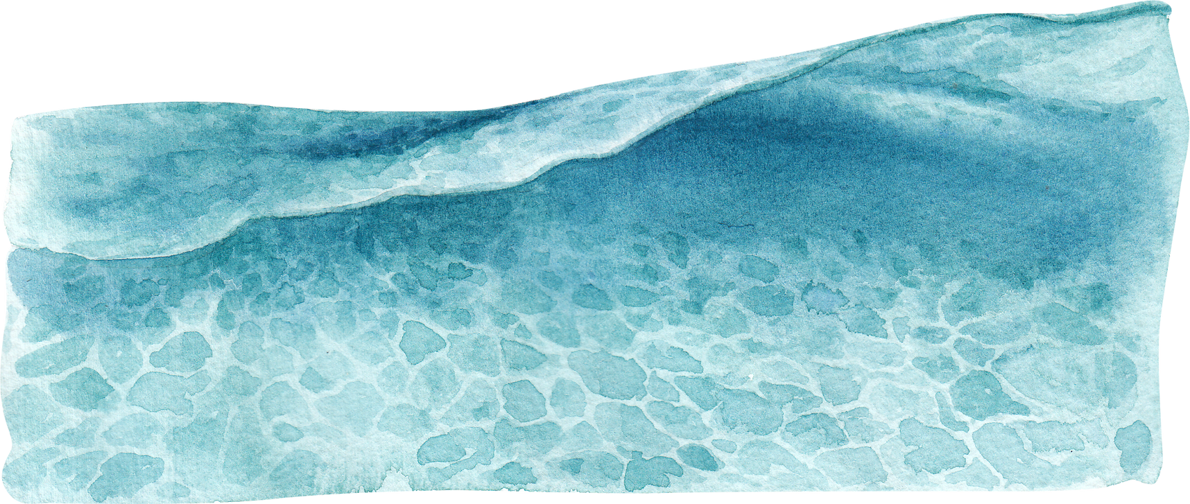 Ocean Wave Watercolor Illustration